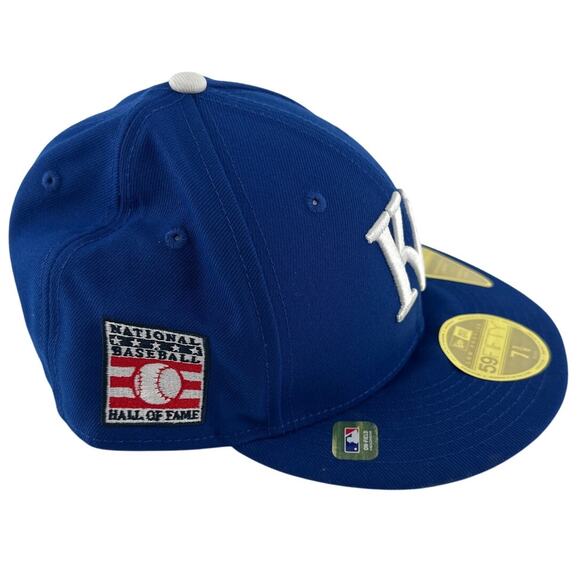 New Era Blue Kansas City Authentic Collection 59FIFTY Fitted Hat Size 7 3/8 - Picture 4 of 11